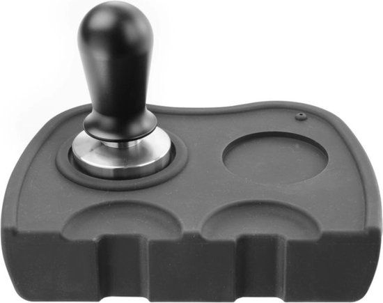 HENDI Dubbele tampmat – siliconen – 205x150x45 mm – met portafilter-uitsparing