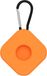 By Qubix Qubix AirTag case square series - siliconen sleutelhanger met ring - oranje