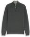Tom Tailor Troyer-gebreide trui van katoen - Maat M - darkest olive melange
