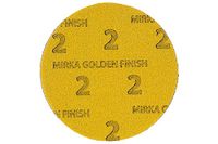 MIRKA schijven gouden afwerking schijf 2 Ø 150 mm ongeperforeerd klittenband (15 stuks)