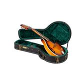 Crossrock Style Mandoline Hardshell Case, Vintage Hardware, Spons Voering, Metalen Voeten, Opslagruimte-Zwart (CRW520MABK)