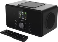 Majority Bard - Internetradio - Ingebouwde Subwoofer - DAB+/FM - Bluetooth - Wekker - 100W - Zwart