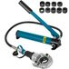 VEVOR Hydraulische tang met 9 afneembare matrijzen, 360 graden draaibaar, tangscheider met drukkracht 6 T, hydraulische krimpmachine geschikt voor V/TH-vormige armaturen van 12-28 mm/16-32 mm