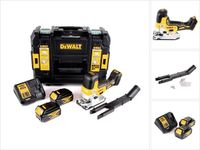 DeWalt DCS 335 M2 accudecoupeerzaag 18V + 2x accu 4.0 Ah + 1x snellader in TSTAK
