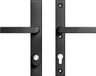 AXA Edge Plus Poignée de sécurité étroite - Levier/Levier - PC92 - Noir poli - SKG***