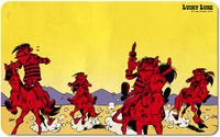 Logoshirt Lucky Luke Daltons Set de 4 planches à petit déjeuner