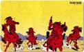 Logoshirt Lucky Luke Daltons Set de 4 planches à petit déjeuner