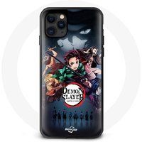 Maniacase Etui iPhone 12 Pro Max Cartoon Demon Slayer Tanjiro Nezuko