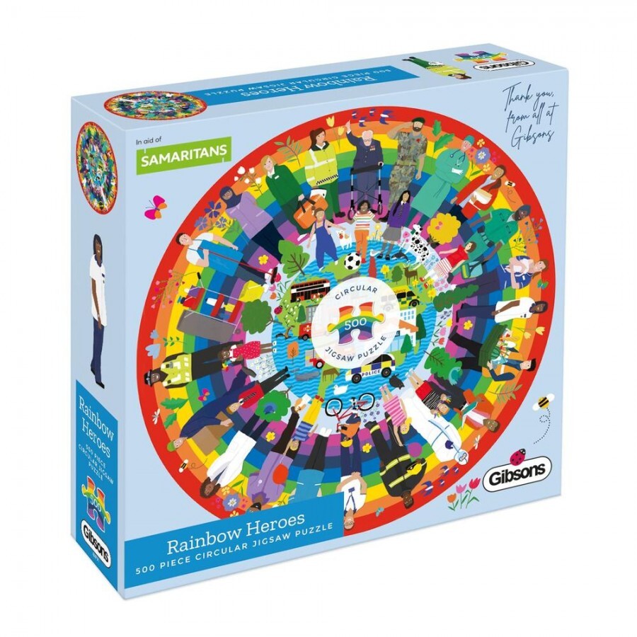 Gibsons Rainbow Heroes Puzzel (500 stukjes)