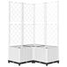 vidaXL Plantenbak wit 80 x 80 x 136 cm