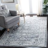 Safavieh Vloerkleed Eline Grijs Rechthoekig Stof 91 x 152 cm