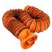 Mophorn 10 m pvc-buis, afvoerslang, ventilator met een diameter van 305 mm, flexibele slang, voor afzuiging uit de fabriek, oranje
