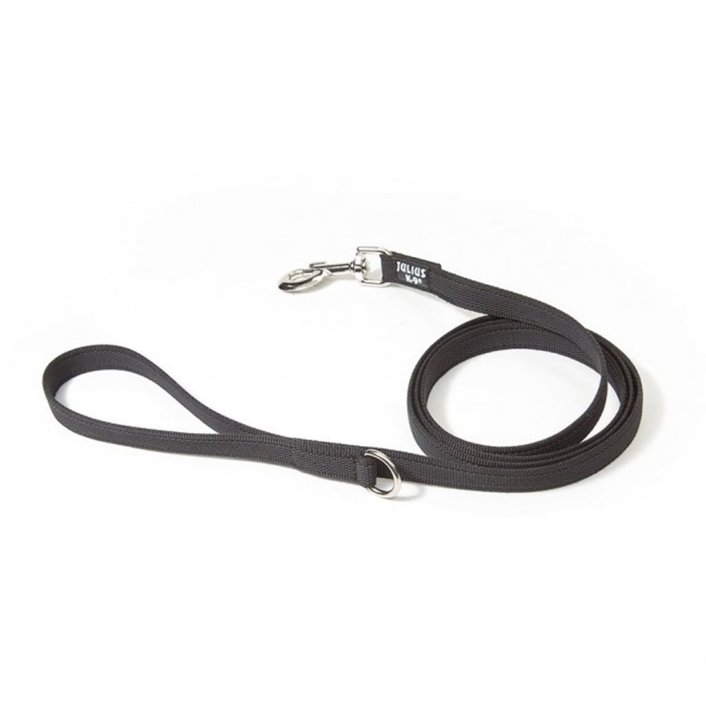 JULIUS K9 Super-Grip Hondenriem 1.8 m zwart 216GM-1.8