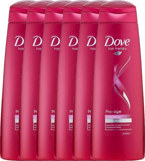 Dove Hair Therapy Pro Age - 6 x 250 ml - Shampoo - Voordeelverpakking