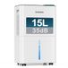 SHANNA Luchtontvochtiger elektrisch 15L/24h, 35dB, 35m², met afvoerslang, timer, R290