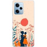 Xiaomi Siliconen hoesjes compatibel met Xiaomi Redmi Note 12 Pro 5G, Xiaomi Poco X5 Pro Adem van tederheid