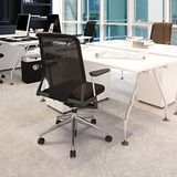 Floortex Stoelmat met lip voor laagpolige tapijten PVC helder, 115cm x 134cm
