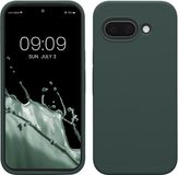 kwmobile telefoonhoesje geschikt voor Google Pixel 9a - Hoesje met siliconen coating - Smartphone case in mosgroen