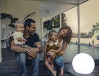 Intergard Tuinverlichting lichtbol Sphere 40cm Groen Metaal LED E27 8W