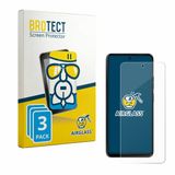 BROTECT Screenprotector 3 Stuks voor Motorola Moto G47 Beschermglas transparant