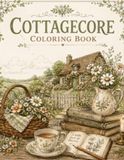 Cottagecore Coloring Book for Adults: 50 Cozy & Wholesome Scenes to Color