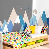 Ambiance Sticker Muursticker Kinderkamer Scandinavisch Bergdesign NICOKA 40x60cm