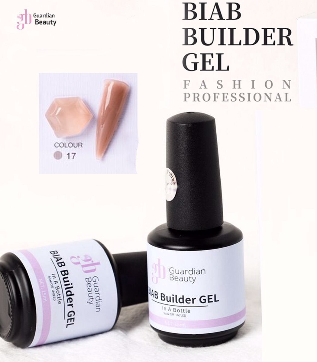 Guardian Beauty Nagel Gellak - Biab Builder gel #17 - Gellex - Absolute Builder gel - Aphrodite | BIAB Nail Gel 15ml