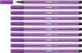 STABILO Pen 68 - Feutre de qualité supérieure - Lilas - Boîte de 10 pièces
