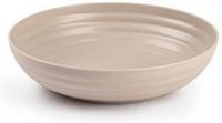 Plasticforte Kommetjes/schaaltjes - dessert/ontbijt - kunststof - D22 x 5.5 cm - taupe