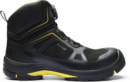 Blaklader 2473-0000 GECKO Veiligheidsschoen S3 - Zwart/Geel - Maat 45