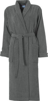 Seahorse Pure Badjas Graphite S - Unisex - Katoen