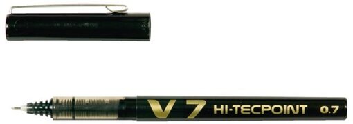 Pilot Hi-Tecpoint V7 Rollerball Zwart