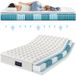 Mobliva Matelas à ressorts ensachés, 7 zones de confort, mousse froide, 140 x 200 cm, certifié Oeko-tex, housse matelassée en microfibre, fermeté H3, hauteur 25 cm