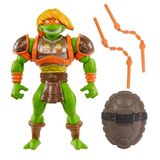 Masters of the Universe MOTU Origins Turtles of Grayskull Michelangelo Posable Action Figure Toy, Teenage Mutant Ninja & Masters of the Universe Crossover met Accessoires, HTH13