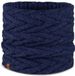 BUFF Knitted & Fleece Nekwarmer CARYN MIDNIGHT - Blauw Unisex Volwassenen