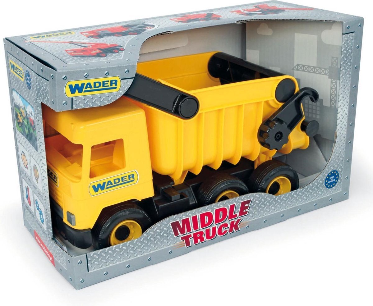 Wader Quality Toys Truck kiepwagen truck 40cm