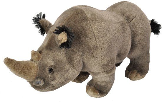 Wild Republic Neushoorn - 30 cm - pluche