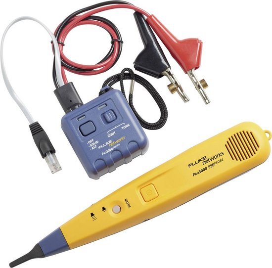 FLUKE networks PRO3000F50-KIT Signaalgever en -tonerset Netwerk, Telecommunicatie