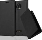 Cadorabo Book Case Cover Etui voor Motorola Moto Z Play in Zwarte Nacht