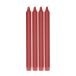 Scandi Essentials Bougie pour chandelier Ambiance 27 cm, lot de 4 Rouge foncé