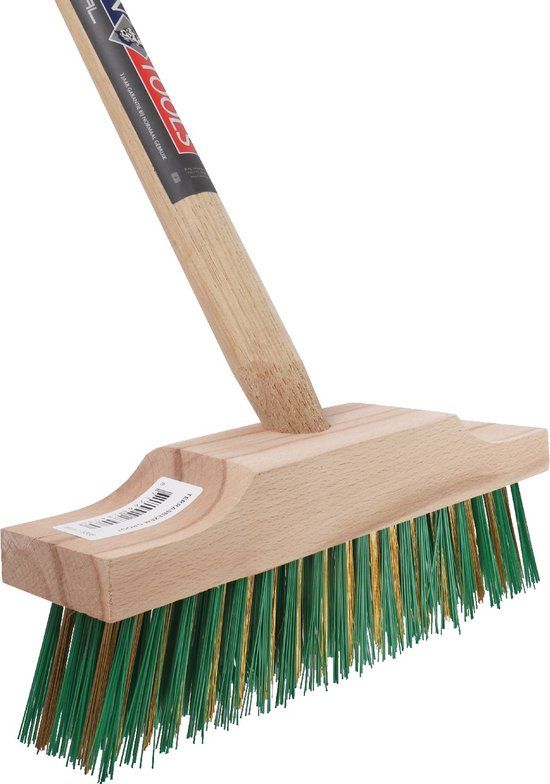 Talen Tools Terrasbezem - Groot - Staal - Compleet