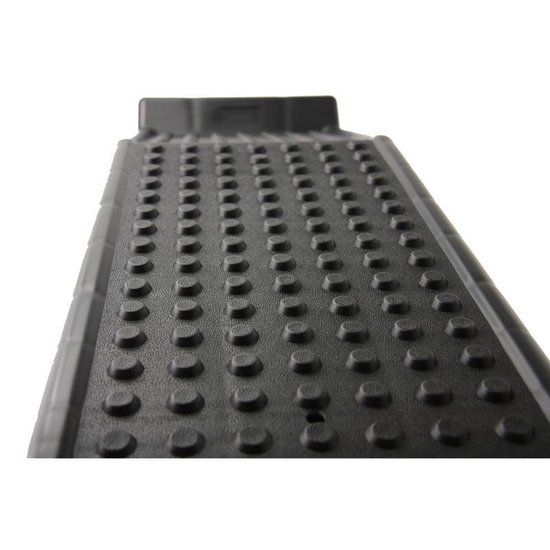 AutoStyle Kunststof oprijdbruggen - zwart - set à 2 stuks (Hoogte 17cm)