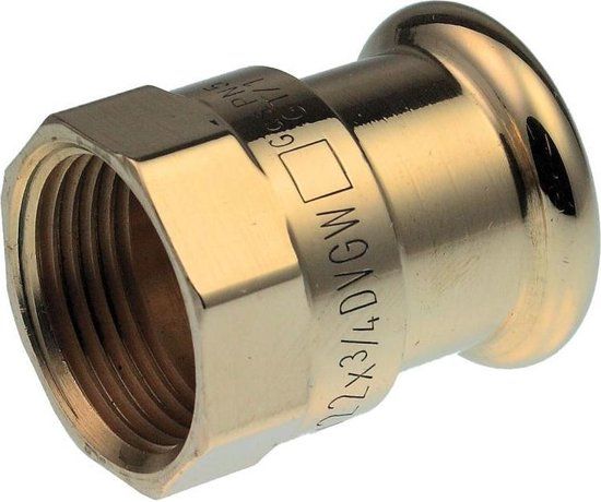 VSH Xpress gas koper pers schroefbus 3/4"x22mm