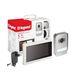 LEGRAND, EASYKIT Essential video-deurintercomset met 2-draads aansluiting, 7 inch kleurenmonitor en groothoekcamera, 1/2 gezinshuiset, uitbreidbaar, stekkervoeding, IP54-IK07, kleur: wit, 367910