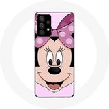 Maniacase Hoesje voor Samsung Galaxy A13 5G Minnie Mouse Cartoon Roze