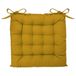 Atmosphera Coussin de jardin - ocre jaune - coton - 36 x 36 x 4 cm - coussin d'assise
