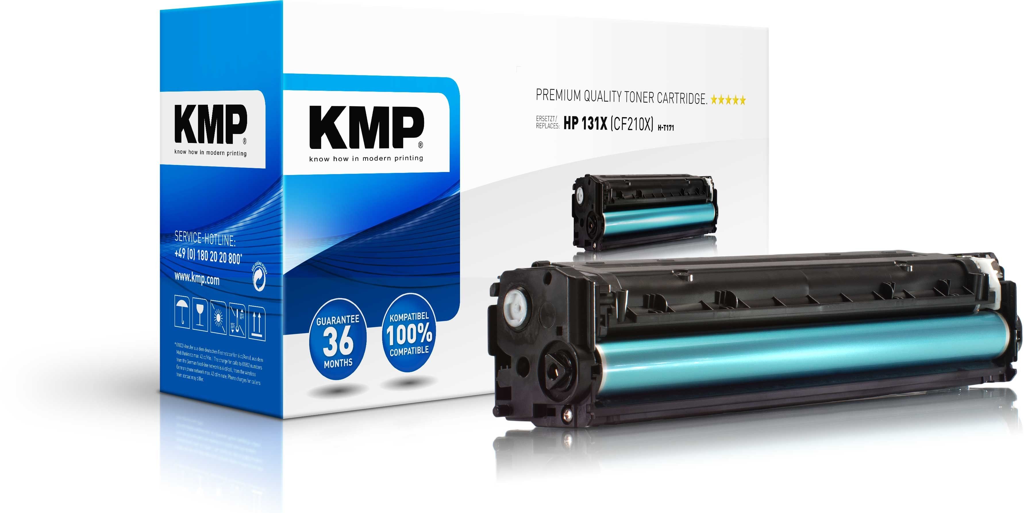 KMP CF210X Toner cartridge zwart voor HP LaserJet Pro 200 Series