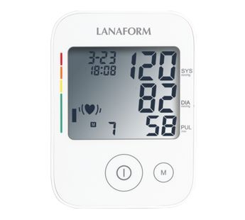 Lanaform ABPM-100 - Bovenarm Automatische Bloeddrukmeter - 4 Gebruikers - Zwart/Wit