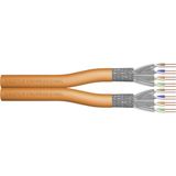 Digitus DK-1743-VH-D Câble réseau CAT 7 S/FTP 4 x 2 x 0.57 mm Orange par mètre