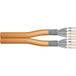 Digitus DK-1743-VH-D Câble réseau CAT 7 S/FTP 4 x 2 x 0.57 mm Orange par mètre